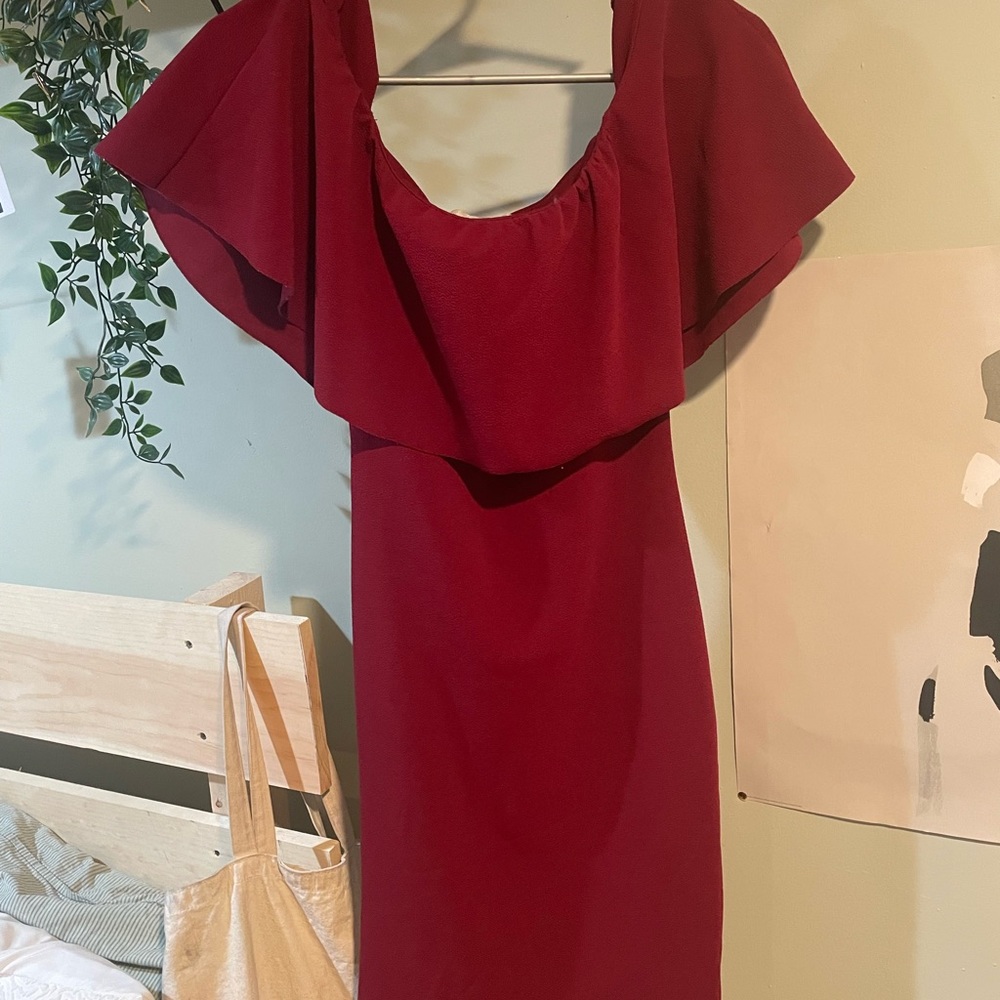 off the shoulder dress